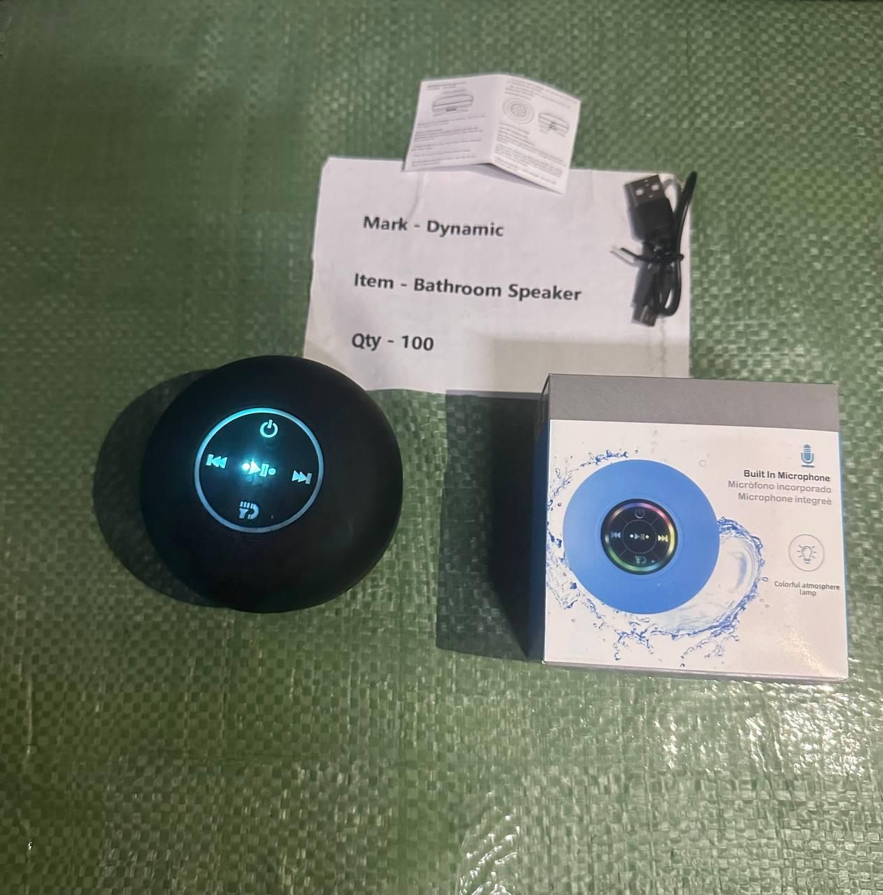 Suction Cup Waterproof Bluetooth Speaker
