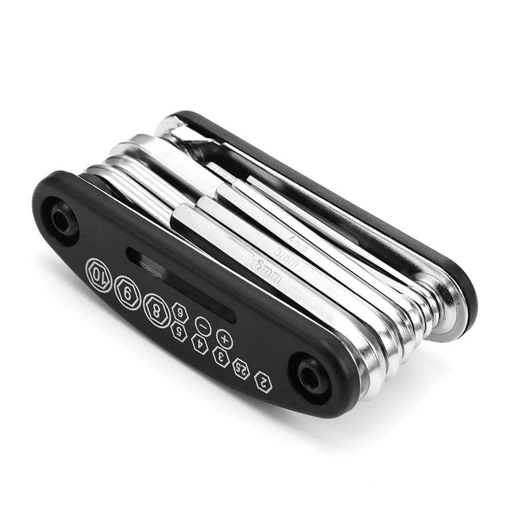 16 IN 1 Multi-Purpose Key Spoke Wrench Repair Tool Kit