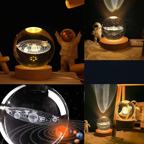 3D Crystal Lamp Ball(Assorted Design)