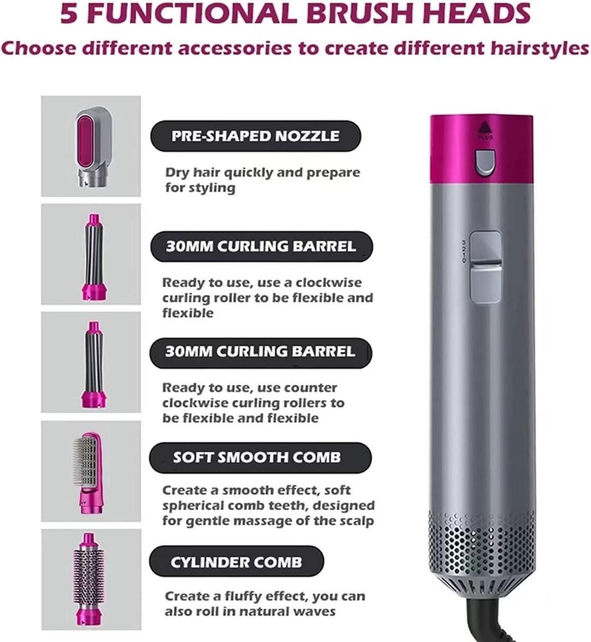 5‑in‑1 Muti-Functional Hair Styling Tool