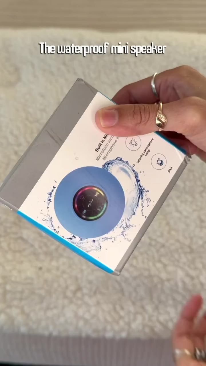 Suction Cup Waterproof Bluetooth Speaker